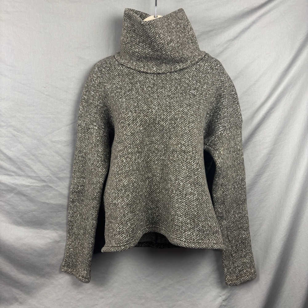 Columbia Women's M Chillin Fleece Pullover Turtleneck / Cowlneck Sweater Brown